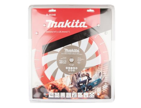 MAKITA TARCZA DIAMENTOWA RESCUE 352x25,4mm SEGMENT (SUCHO) STAL, INOX, PVC, BETON, SZKŁO - 2