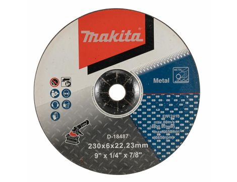 MAKITA TARCZA DO SZLIFOWANIA METALU 230mm x 6mm A24R