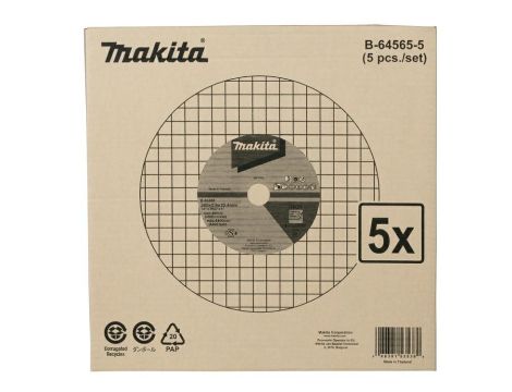 MAKITA TARCZA MET. 355mm x 2,8mm x 25,4mm /5szt. INOX DO LW1401 - 2