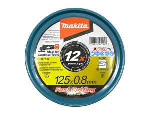 MAKITA TARCZA MET.125mm x 0,8mm x 22,23mm /12szt.