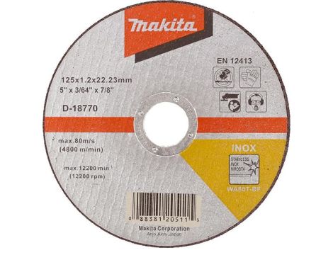 MAKITA TARCZA MET.INOX  125*1,2