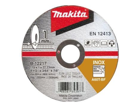 MAKITA TARCZA MET.INOX A60T 180*1,6mm