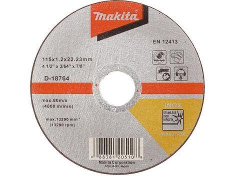 MAKITA TARCZA MET.INOX PŁ. 115x1,2 WA60T