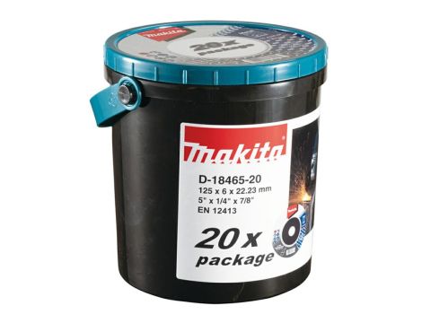 MAKITA TARCZA SZLIF.125mm x 6mm x 22,23mm /20szt.