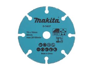 MAKITA TARCZA UNIWERSALNA  76x10mm SEGMENT PVC, P. GIPSOWE I MDF, EPOXY