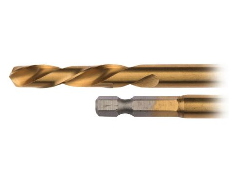 MAKITA WIERTŁO DO METALU HSS-TIN 1/4" HEX  6,0x80mm