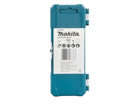 MAKITA ZEST.WIERT.DO DREWNA  5szt. 4,5,6,8,10mm - 2