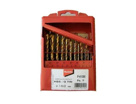 MAKITA ZEST.WIERT.TYTAN HSS-G TIN 19szt. 1-10mm