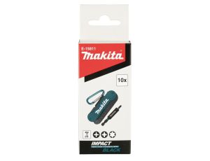 MAKITA ZESTAW  KOŃCÓWEK WKRĘTAKOWYCH IMPACT BLACK 25mm /10szt.