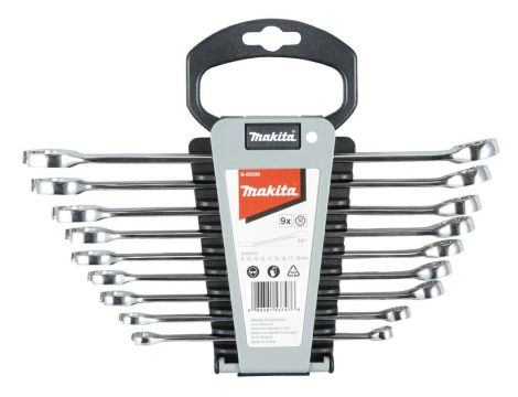 MAKITA ZESTAW KLUCZY PŁASKO-OCZKOWYCH 9szt.
