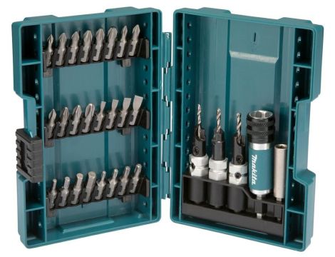 MAKITA ZESTAW KOŃCÓWEK WKRĘTAK. I KLUCZY NASAD. 29szt.