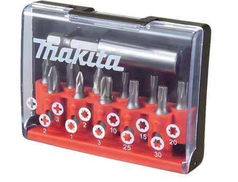 MAKITA ZESTAW KOŃCÓWEK WKRĘTAKOWYCH 12szt. - 2