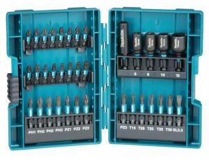 MAKITA ZESTAW KOŃCÓWEK WKRĘTAKOWYCH I NASADEK 35szt. IMPACT BLACK