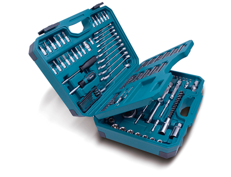 MAKITA ZESTAW NARZĘDZI RĘCZNYCH W WALIZCE 221szt.