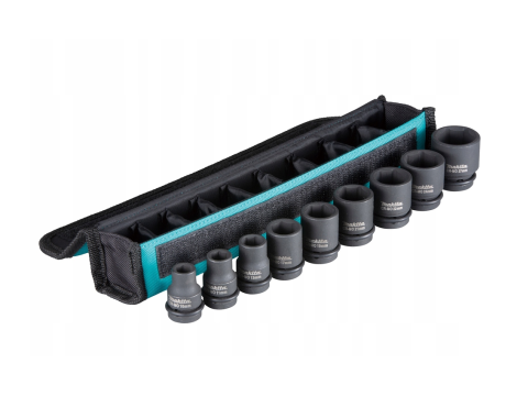 MAKITA ZESTAW NASADEK UDAROWYCH 1/2" 9szt. 10-27mm >>>E-16617