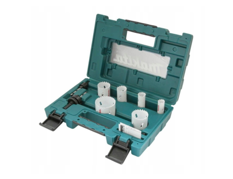 MAKITA ZESTAW OTWORNIC BIM ECONOMY  6szt. (HYDRAULIK) 19,22,29,38,44,57mm+2WP+1 ADAPTER