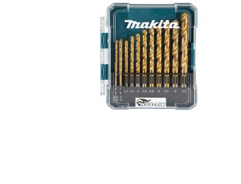 MAKITA ZESTAW WIERTEŁ DO METALU HSS-TiN 13szt. 1,5-6,5mm