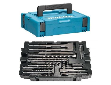 MAKITA ZESTAW WIERTEŁ SDS + DŁUTA 17szt. W WALIZCE MAKPAC