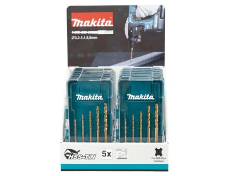 MAKITA ZESTAW WIERTEŁ SDS+ DO METALU 5szt. (x12)