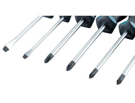 MAKITA ZESTAW WKRĘTAKÓW  6szt.  (SL4,0 x 100 / SL5,5 x 100 / PH1 x 100 / PH2 x 100 / PZ1 x 80 / PZ2 x 100) - 2