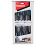 MAKITA ZESTAW WKRĘTAKÓW  6szt.  (SL4,0 x 100 / SL5,5 x 100 / PH1 x 100 / PH2 x 100 / PZ1 x 80 / PZ2 x 100) - 2