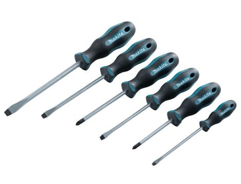 MAKITA ZESTAW WKRĘTAKÓW  6szt.  (SL4,0 x 100 / SL5,5 x 100 / SL6,5 x 125 / SL8 x 150 / PZ1 x 80 / PZ2 x 100) - 2