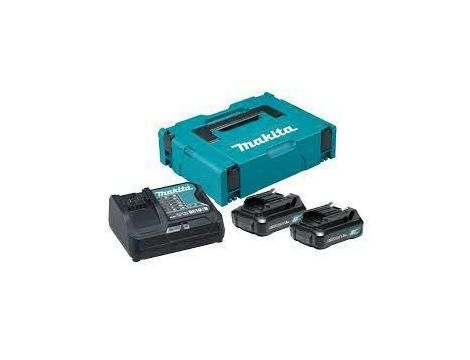 MAKITA ZESTAW ZASILAJĄCY 12V 2x1,5Ah (BL1016x2+DC10SB) MAKPAC