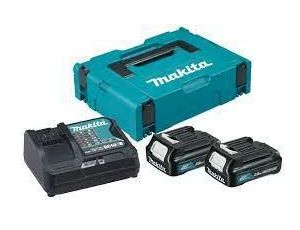MAKITA ZESTAW ZASILAJĄCY 12V 2x2,0Ah (BL1021Bx2+DC10SB) MAKPAC - image 2
