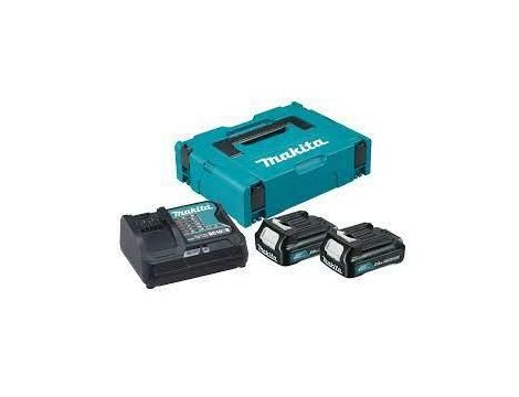 MAKITA ZESTAW ZASILAJĄCY 12V 2x2,0Ah (BL1021Bx2+DC10SB) MAKPAC - 2