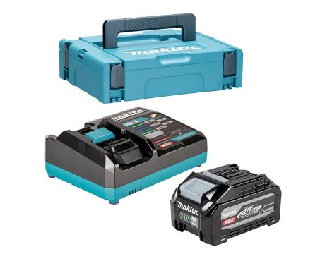 MAKITA ZESTAW ZASILAJĄCY 40V 1x4,0Ah  XGT (BL4040Fx1+DC40RA) [UN3480]