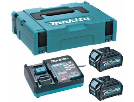 MAKITA ZESTAW ZASILAJĄCY 40V 2x2,5Ah XGT (BL4025x2+DC40RA) MAKPAC