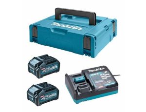 MAKITA ZESTAW ZASILAJĄCY 40V 2x4,0Ah XGT (BL4040x2+DC40RA) MAKPAC