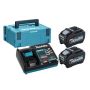 MAKITA ZESTAW ZASILAJĄCY 40V 2x5,0Ah XGT (BL4050Fx2+DC40RA) (UN3480) - 2