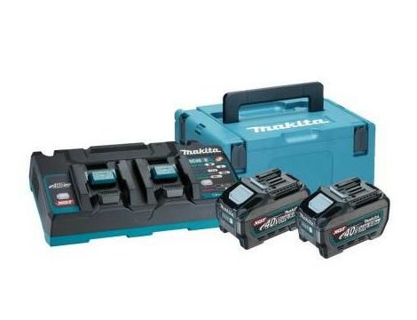 MAKITA ZESTAW ZASILAJĄCY 40V 2x5,0Ah XGT (BL4050Fx2+DC40RB)