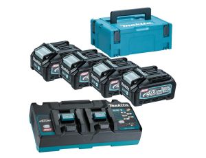 MAKITA ZESTAW ZASILAJĄCY 40V 4x4,0Ah XGT (BL4040x4+DC40RB) (UN3480) ...