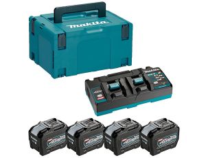 MAKITA ZESTAW ZASILAJĄCY 40V 4x8,0Ah XGT (BL4080Fx4+DC40RB) (UN3480)