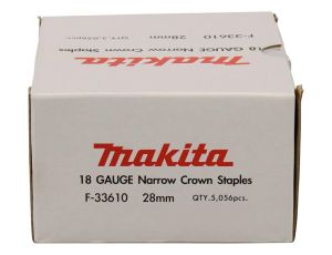 MAKITA ZSZYWKI 18GA 5,7x28mm /5056szt. OCYNKOWANE