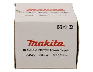 MAKITA ZSZYWKI 18GA 5,7x38mm /5056szt. OCYNKOWANE