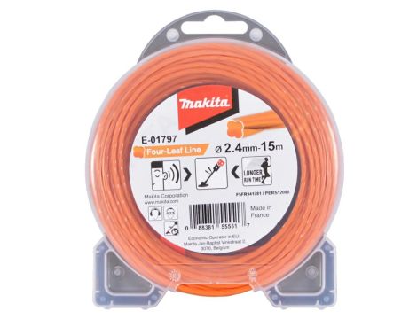 MAKITA ŻYŁKA NYLONOWA "KONICZYNA" 2,4mm/15mb