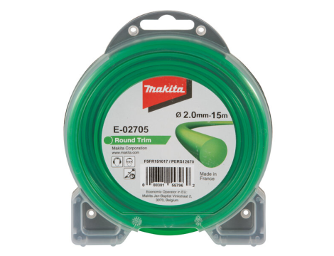MAKITA ŻYŁKA NYLONOWA OKRĄGŁA 2,0mm/15mb