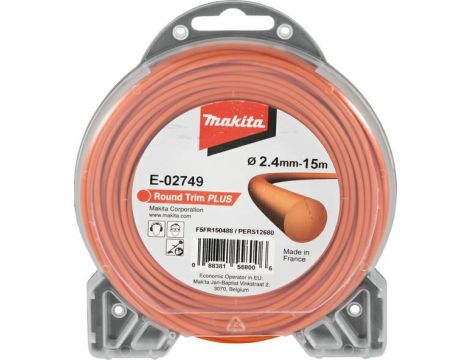 MAKITA ŻYŁKA NYLONOWA OKRĄGŁA 2,4mm/15mb