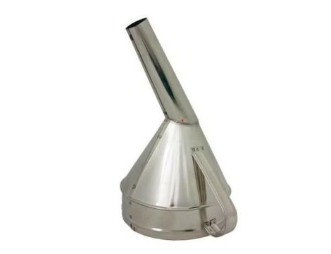 LEJEK  METALOWY SKOŚNY fi 21,5cm OCYNK