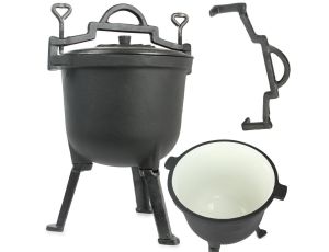 KOCIOŁEK ŻELIWNY 8L EMALIOWANY / MAR-POL