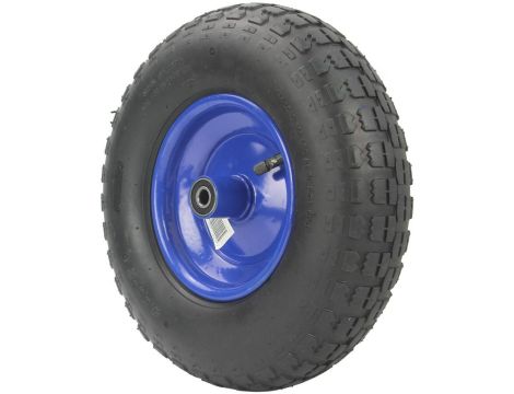 KOŁO PNEU.400/METAL.ŁOŻ/6PR/NIEBIESKI