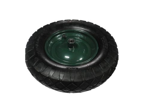 KOŁO PNEU.400/METAL.ŁOŻ+OŚ/6PR/