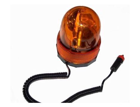 ŚWIATŁO OSTRZEGAWCZE POMARAŃCZOWE 12V....