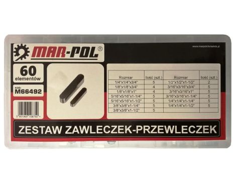 ZESTAW WPUSTÓW PRYZMATYCZNYCH 60cz.