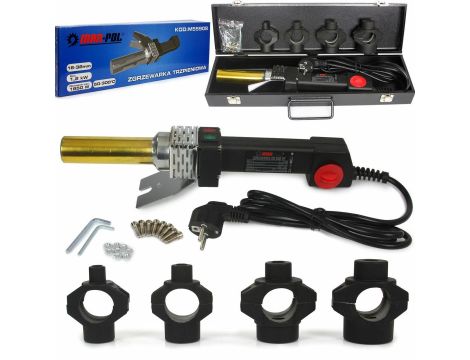 ZGRZEWARKA DO RUR PCV TRZPIENIOWA16-32mm 1850W