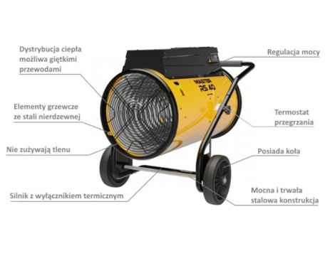 MASTER NAGRZEWNICA ELEKTRYCZNA RS40 400V 40KW - 2