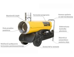 MASTER NAGRZEWNICA OLEJOWA  BV 77E Z ODPROWADZENIEM SPALIN 21KW - image 2